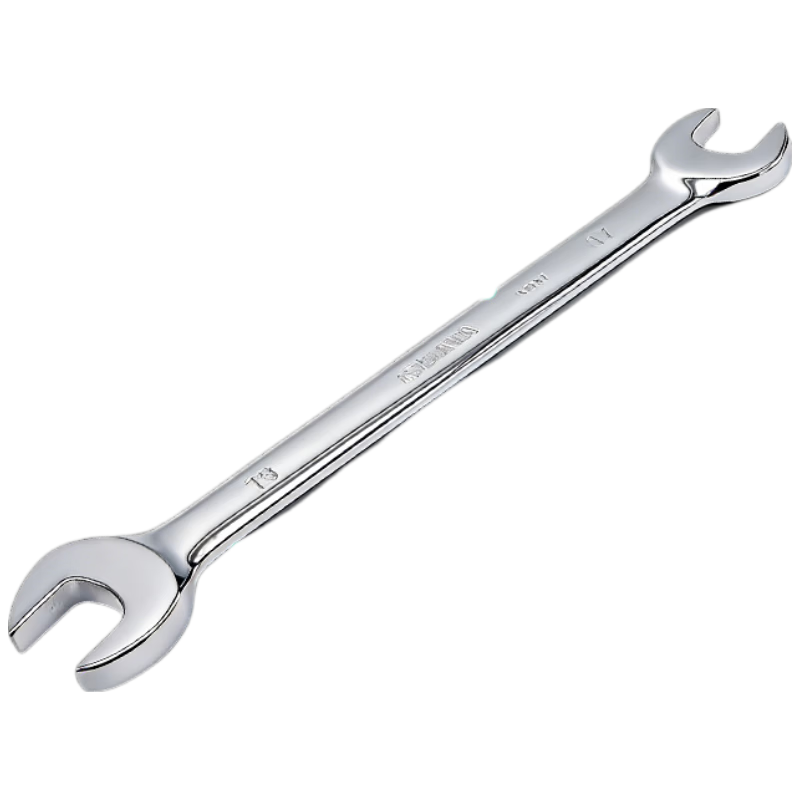 SATA Metric Fully Polished Double Open-End Wrench Auto Repair Tool, 19x21mm, 41208