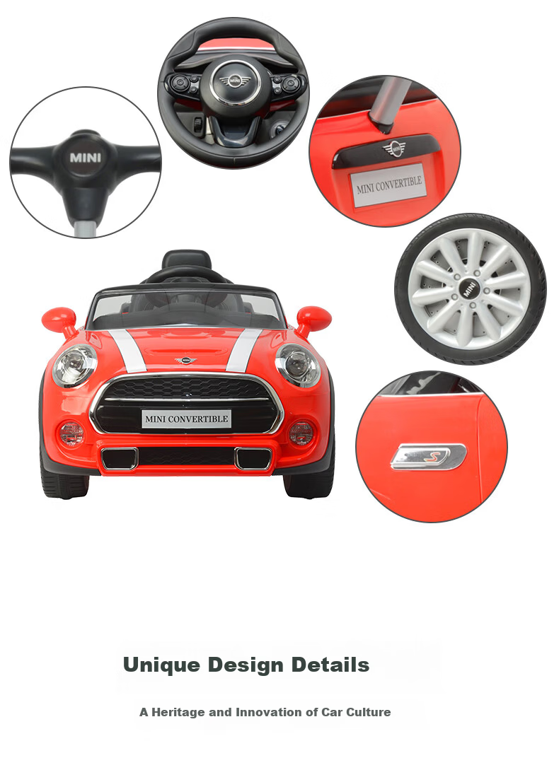CHILOKBO MINI Kids Electric Ride-On Car Four-Wheel Remote Control Toy Car for Children Baby Push Ride Red Gift 11