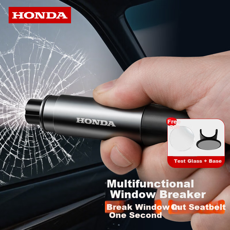 HONDA Car Safety Hammer Window Breaker Escape Hammer with Built-in Seatbelt Cutter