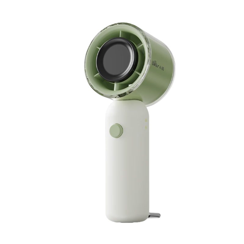 Bear Handheld Portable Mini High-Speed Energy-Saving Fan Outdoor Neck Hanging Dorm Desktop Fan Travel Companion DFS-L05C1
