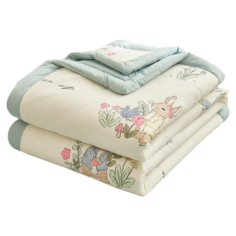 Grace Class A 20% Soy Fiber Machine Washable Summer Quilt Single Summer Air Conditioning Quilt Core Cooling Blanket 200*230cm