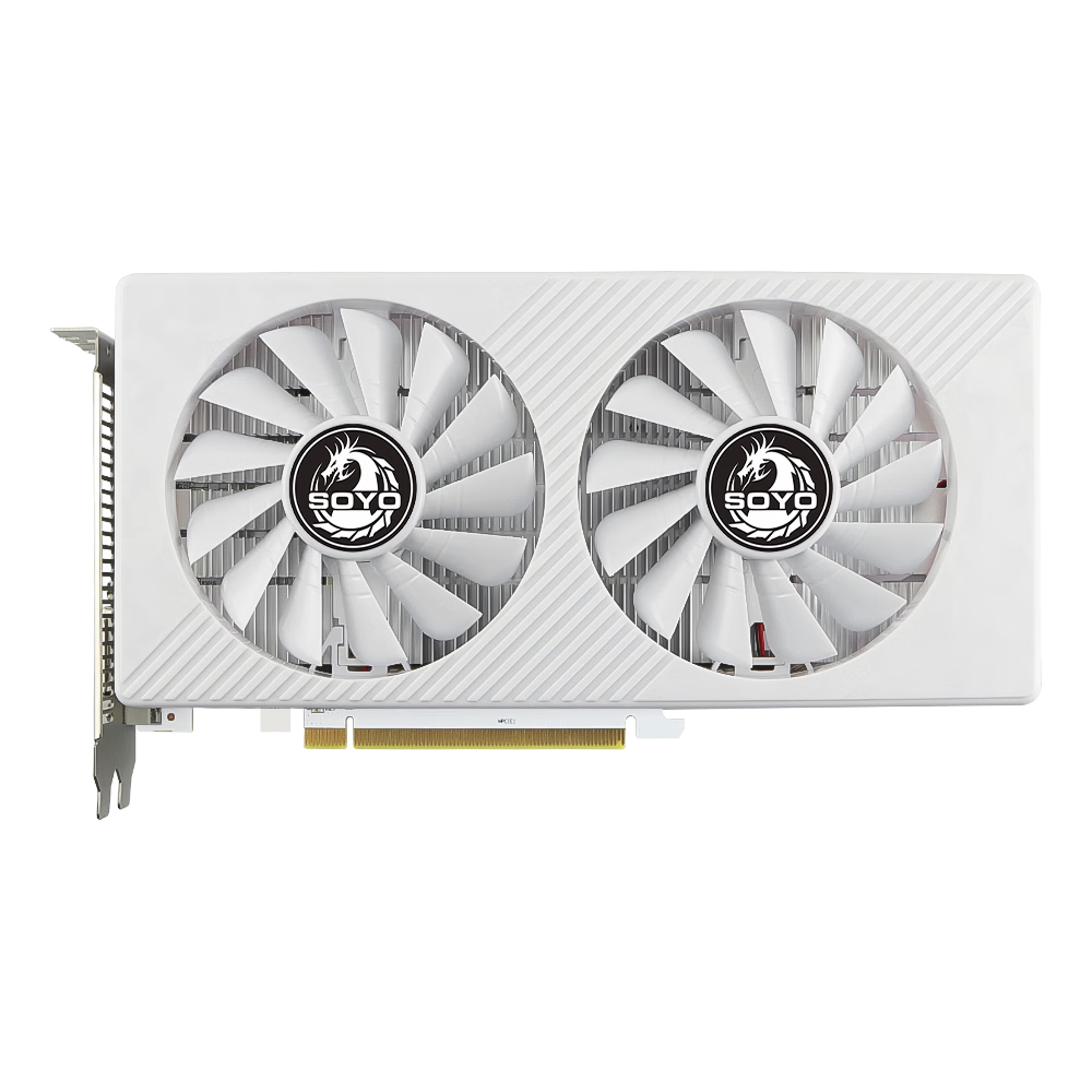 Meijie RX580 Yanlong 8G GDDR5 Gaming Graphics Card High-End Desktop PC PUBG Design Streaming Editing New White Discrete GPU