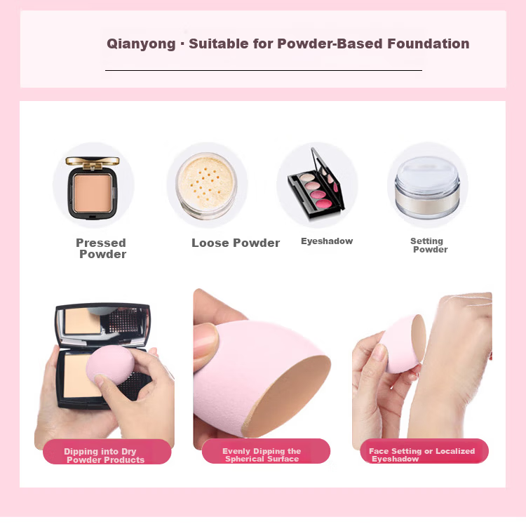 Yefili Four Strawberry Mousse Makeup Sponges Cosmetic Beauty Blenders Foundation Puff Set 12