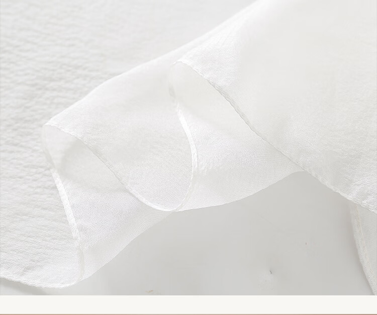 Hangsi Mansion Pure Color Custom Mulberry Silk Scarf Silk Pearl Gauze Square Scarf Birthday Gift for Mom Women's Festival 10