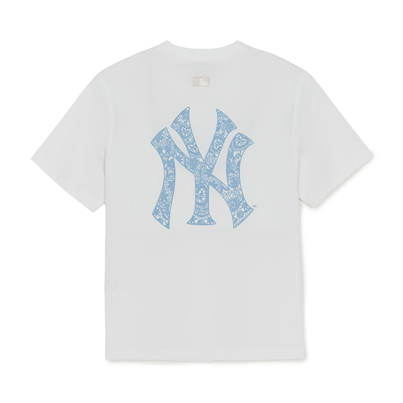 MLB Unisex Loose Fit Fashion Versatile T-Shirt 26 Spring New 3ATSB7663-50WHS-XL