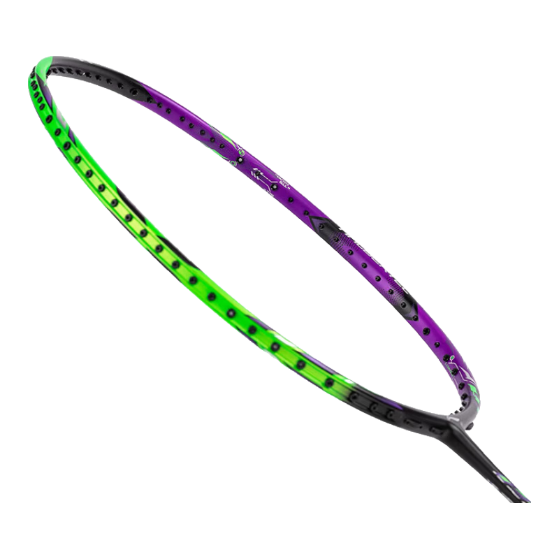 Li-Ning Badminton Racket Zhanji 9000 Full Carbon Professional Competition Racket, Complete Control Single Racket, 3U Unstrung