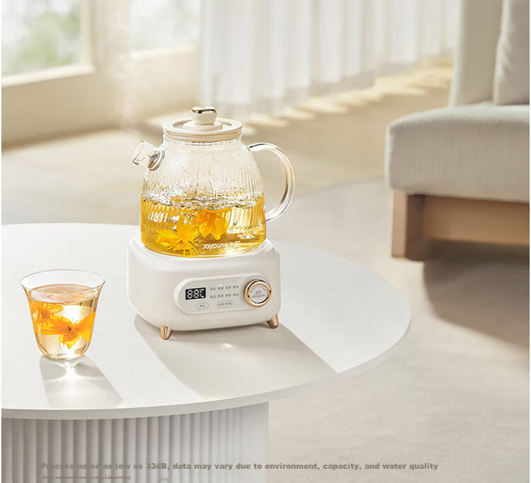 Joyoung 1L Household Electric Kettle Multifunctional Tea Maker Pure Glass Health Pot Constant Temperature Electric Water Boiler 24H Reservation K10D-WY107 20