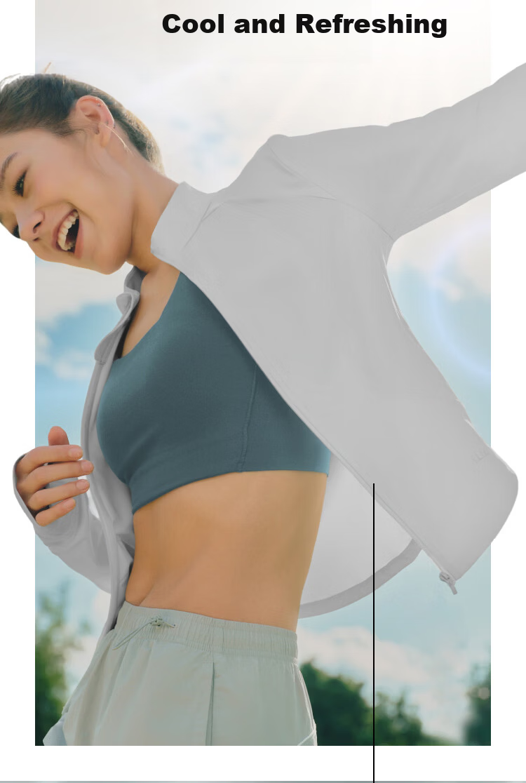Beneunder UV Protection Jacket for Women, Short Style, Sexy Stand Collar, Slim Fit AL819 Twilight Black L 42