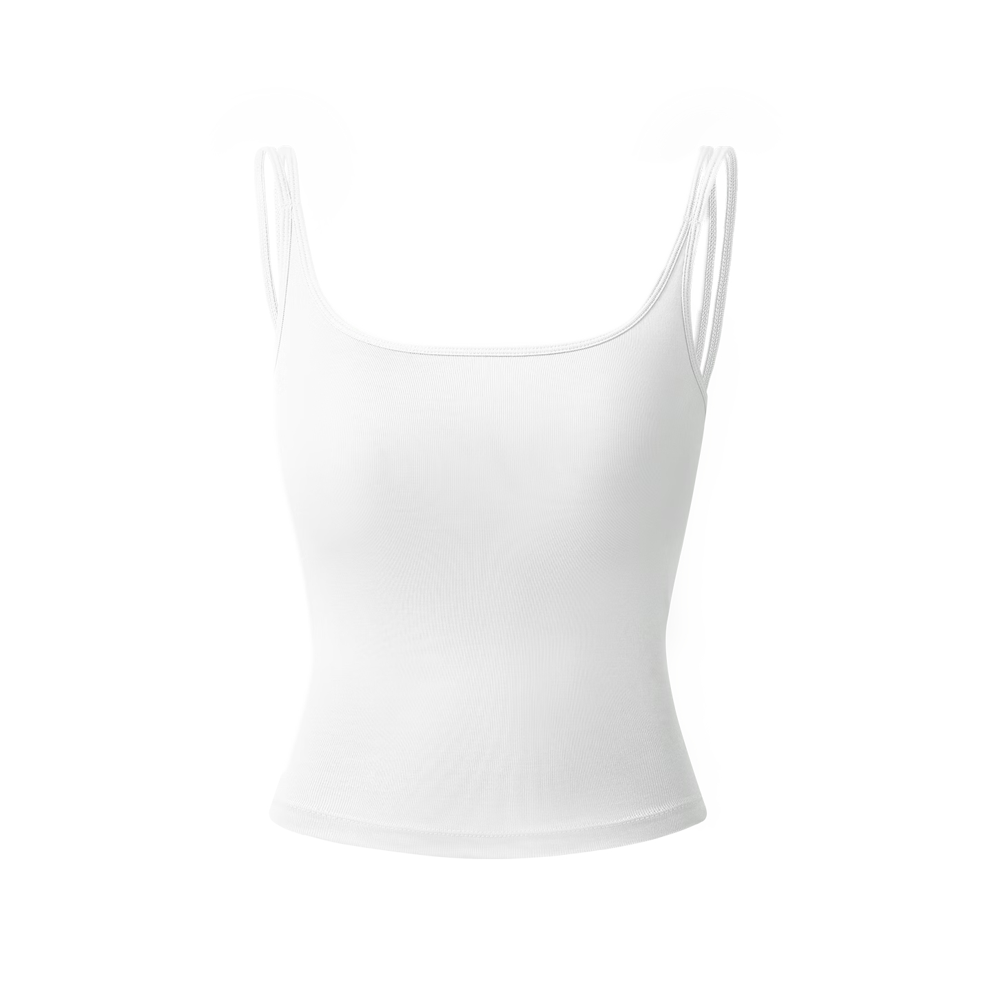 Youkeshu Women's Double Strap Tank Top Bra Support Lift Seamless Vest Bra