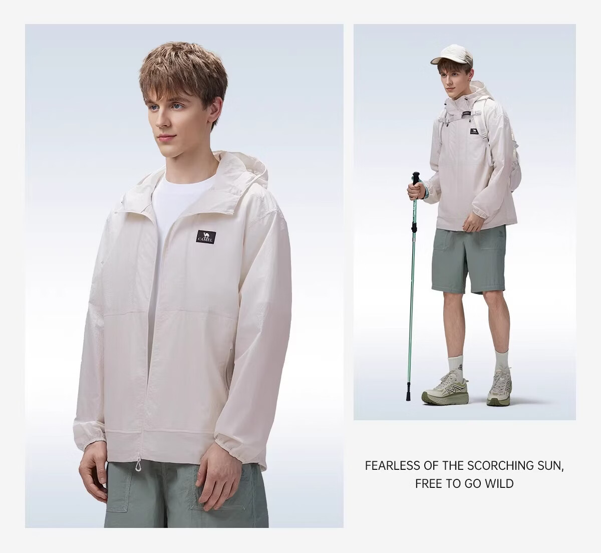 CAMEL Dilireba Edition Muguang Air Outdoor Mountain Style Lightweight Breathable Sun Protection Jacket 18