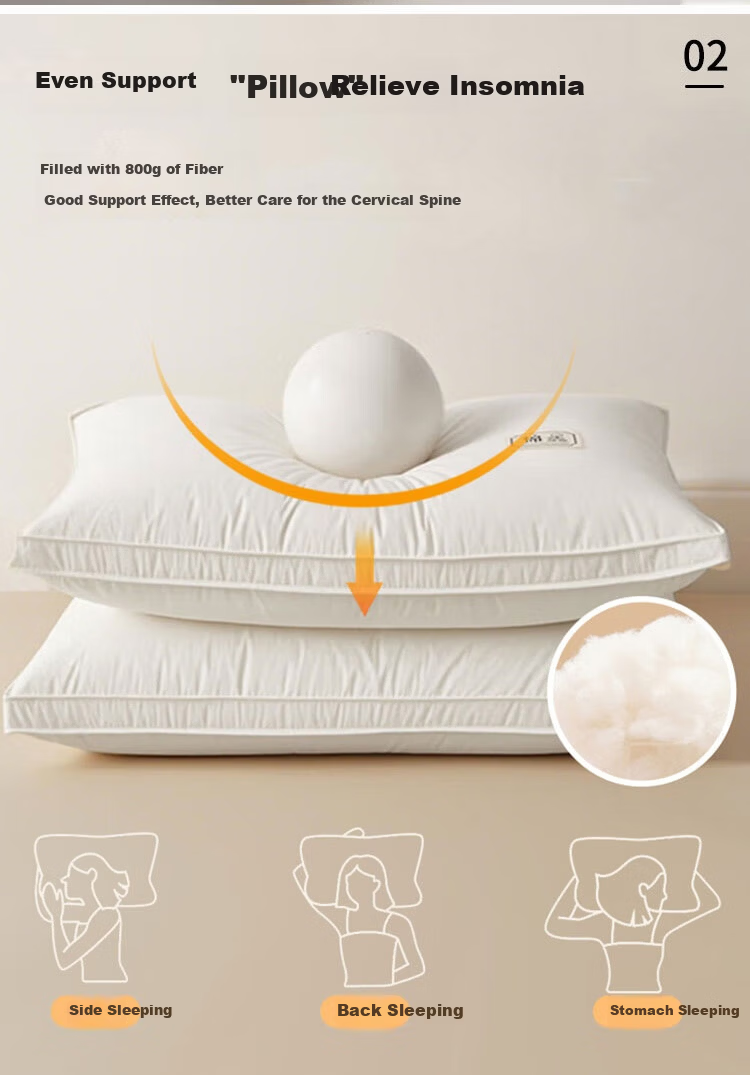 ZiiU Complete Bedding Set Four-Piece Quilt Pillow Core Full Bed Set 1.5m Bed Light Gray 10