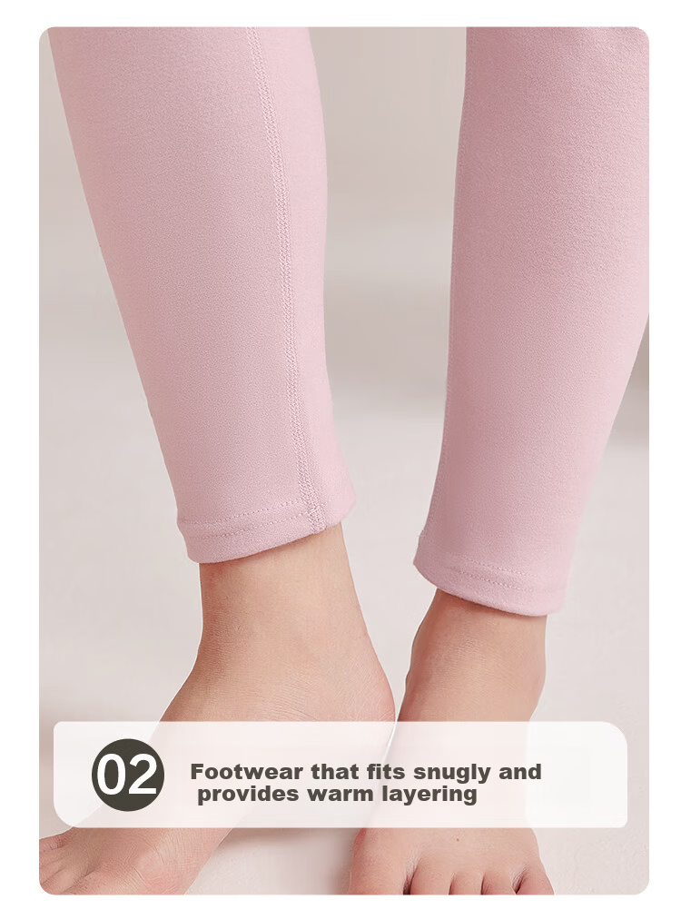 Hongdou Women's Thermal Underwear Set with Cashmere and Mulberry Silk, Semi-Turtleneck Brushed Base Layer Autumn Top and Bottom Set 6
