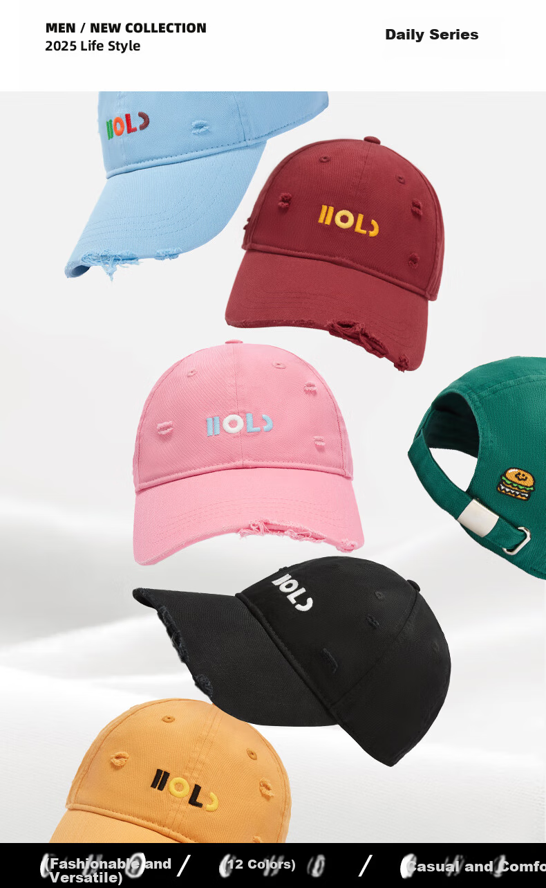 Jian Cai Baseball Cap Men Large Head Circumference 2026 New Sun Protection Soft Top Deepened Large Brim Slim Face Duckbill Cap Women 1