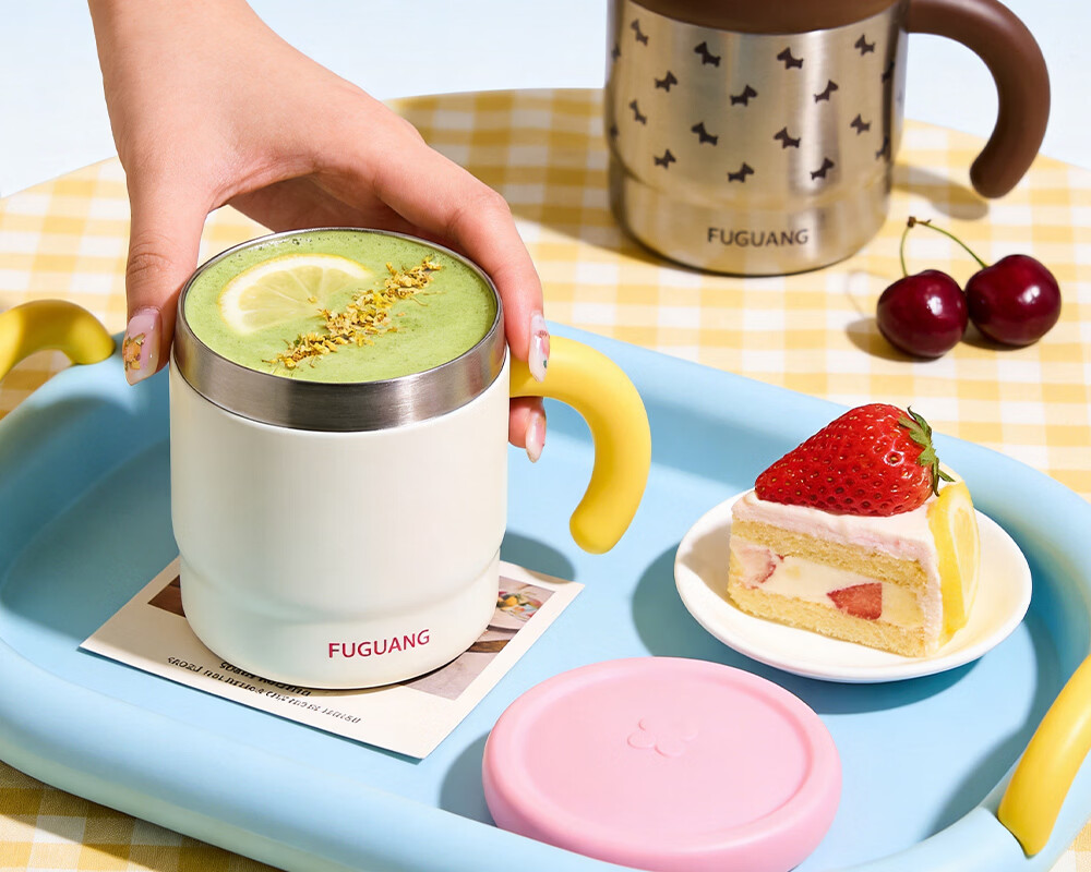FGA Fugang Mark Insulated Mug 316L Stainless Steel Coffee Cup High-Value Large Capacity Tea Cup for Men, Women, and Students 2