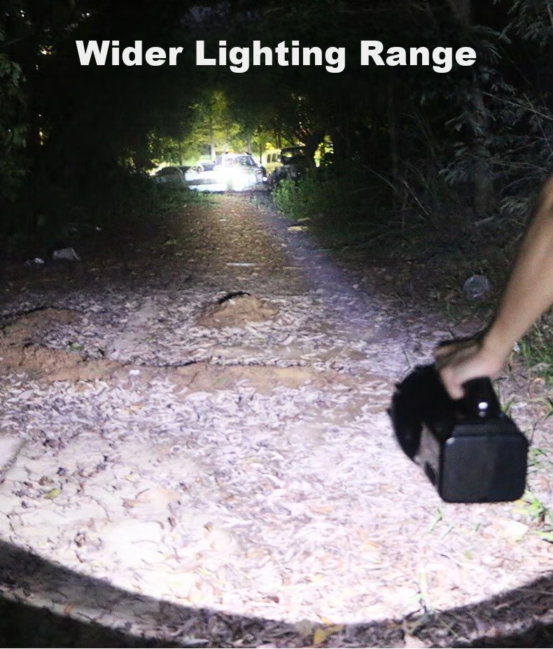 DP High-Intensity Long-Range Flashlight, Long Battery Life, Rechargeable Searchlight, Outdoor Emergency Light, Camping And Fishing Lamp 7077 5