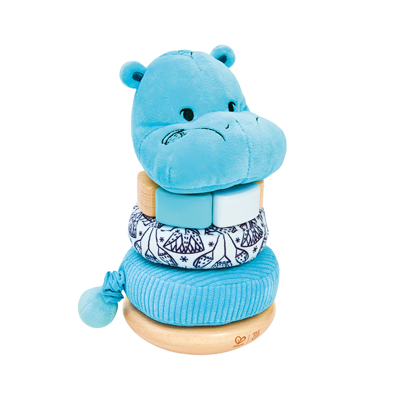 Hape (Germany) William the Hippo Stacking Toy Metropolitan Collaboration Educational Stacking Toy Baby Early Learning Gift E0142