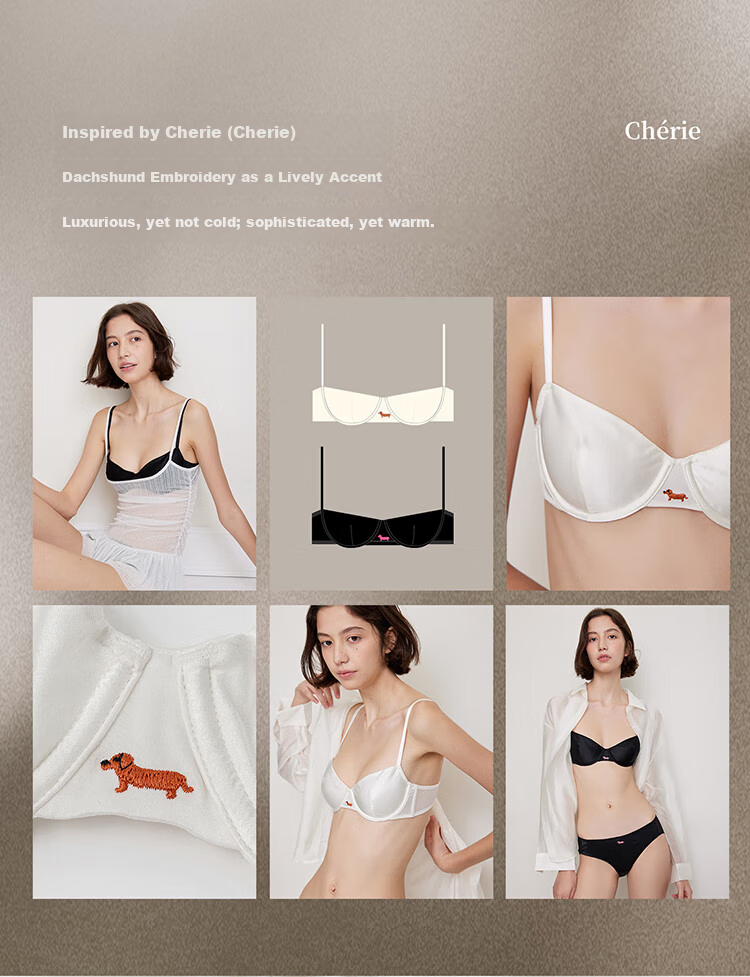 Fuli Girl Women's Silk Lingerie Mulberry Silk Thin Comfortable Soft Underwire Small Bust Sexy Bra Pearl White 75B 3