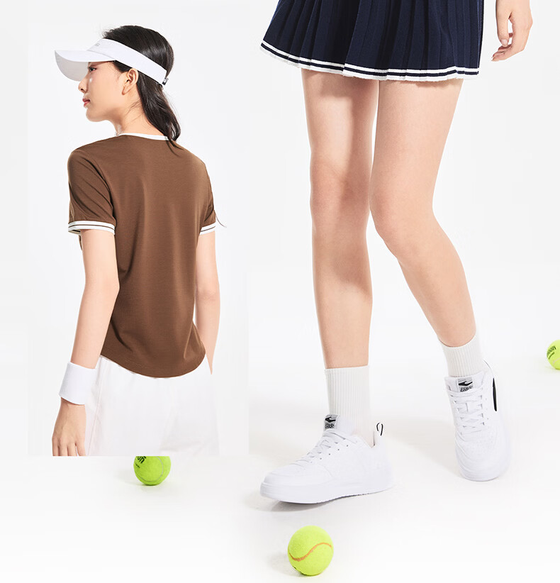 Erke Women's Crew Neck Short Sleeve Knit Shirt Summer Ice Cool Soft Skin-Friendly Sports T-Shirt Casual Base Layer Top 9
