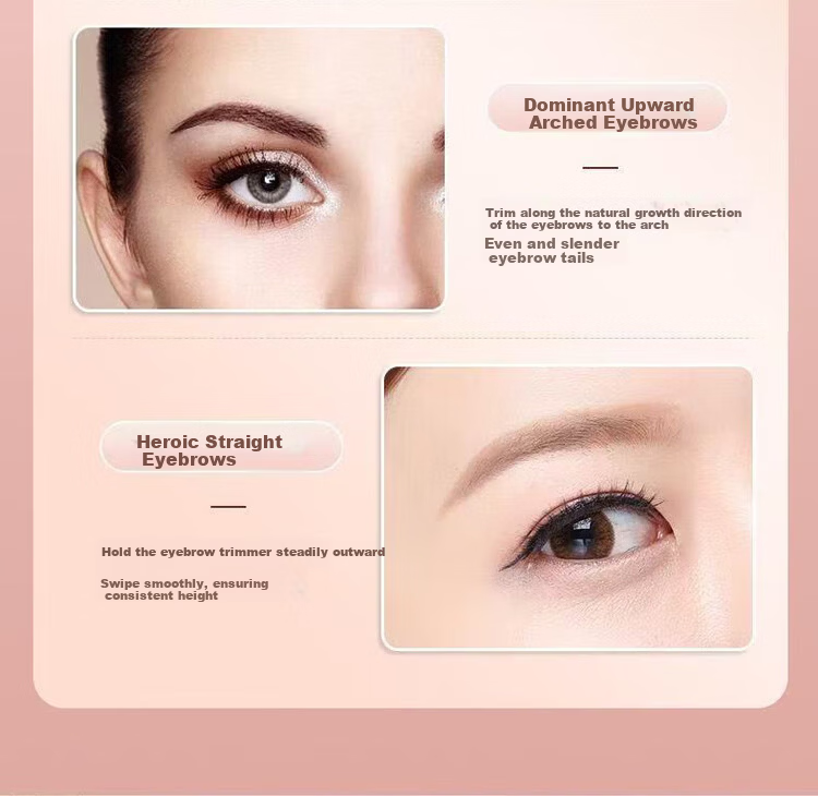 LiQing Double-Ended Eyebrow Brush and Eyelash Comb Spiral Brush Natural Eyelash Curling Portable Eyebrow and Eyelash Brush 8