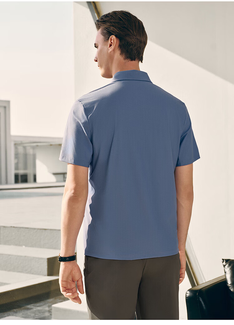 FILA Official Men's Knitted Short Sleeve Polo Shirt 2026 Summer Sun Protection Cooling Comfortable Top 28
