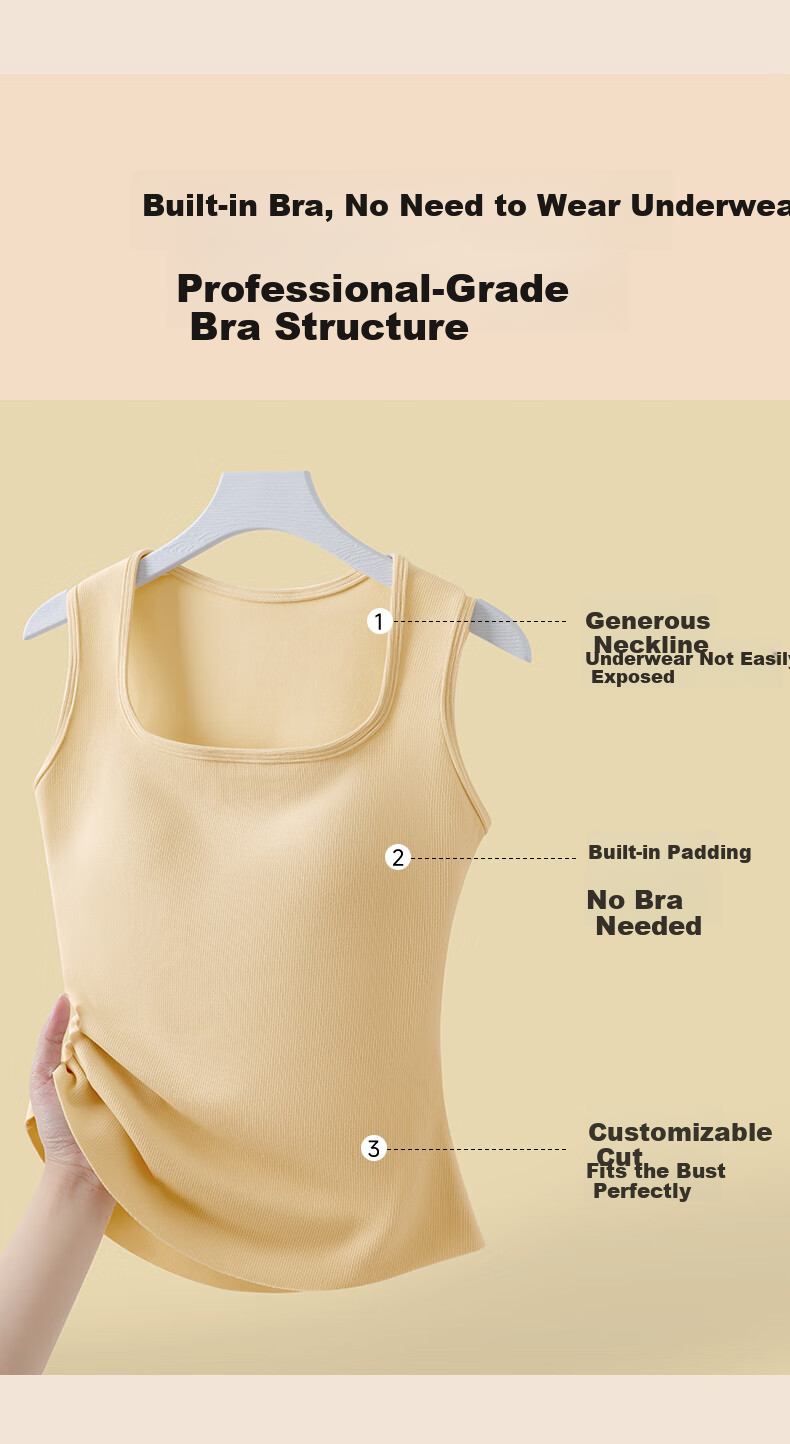 Ziyu Style Women's Thermal Vest 7A Antibacterial Base Layer Autumn Winter Bra-Integrated Mulberry Silk Undershirt 12