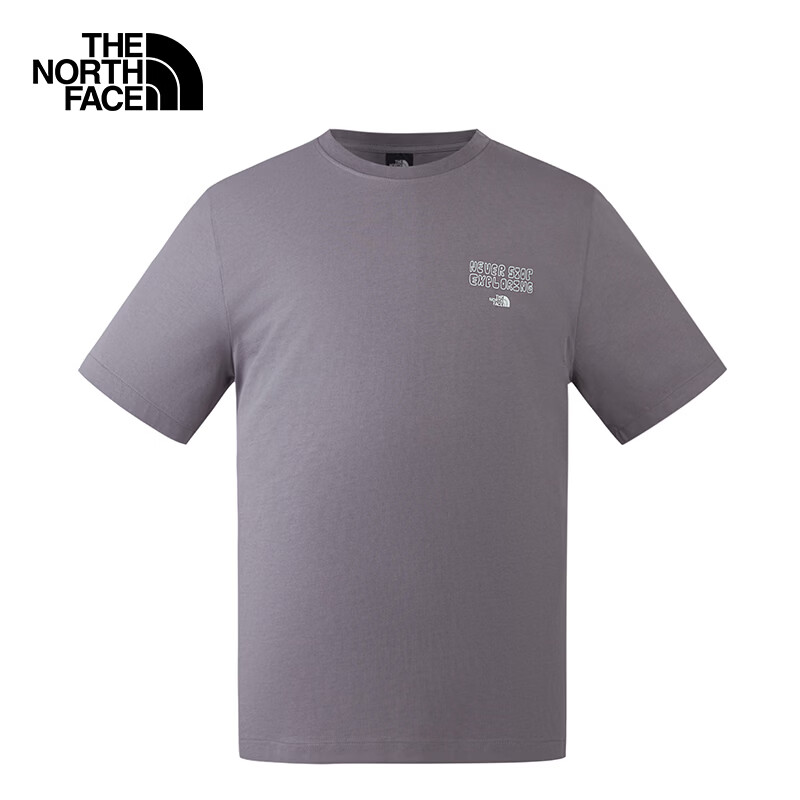 The North Face Men's Cotton-Feel Outdoor Sun Protection Moisture-Wicking Crew Neck Short Sleeve T-Shirt 8GW0 0UZ S