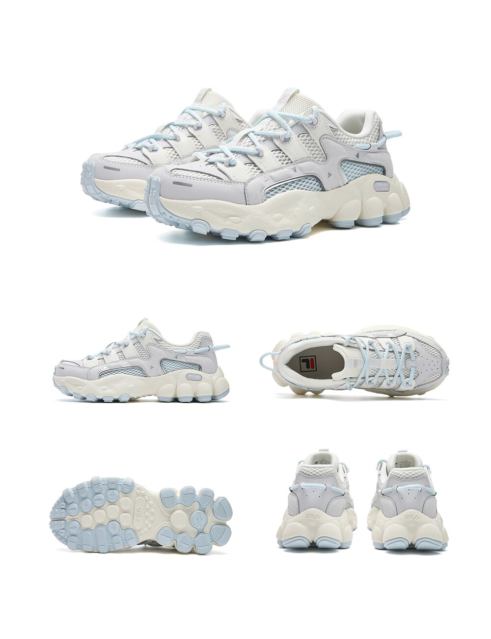 FILA Official Women's PILA Dad Sneakers 2026 Summer New Retro Casual Sports Shoes 36