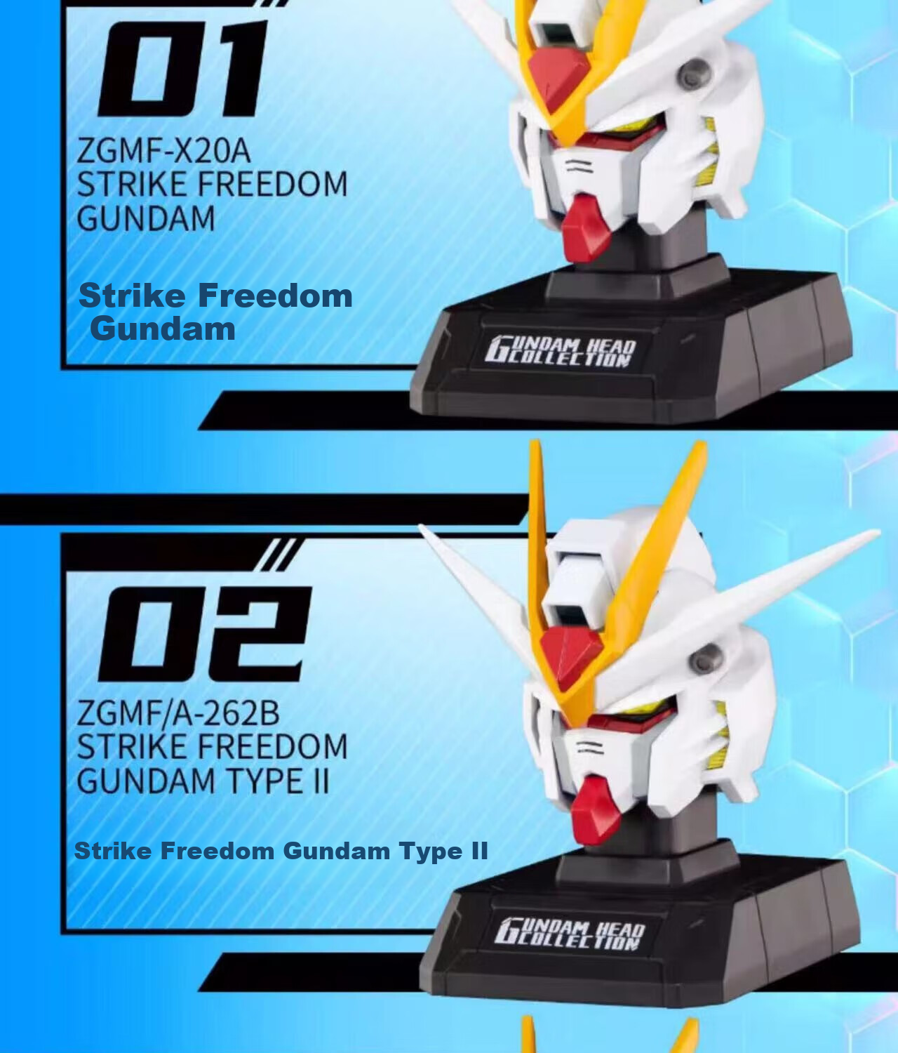 BANDAI Official Mobile Suit Gundam Blind Box Model Figurine Bust Toy Gift 2