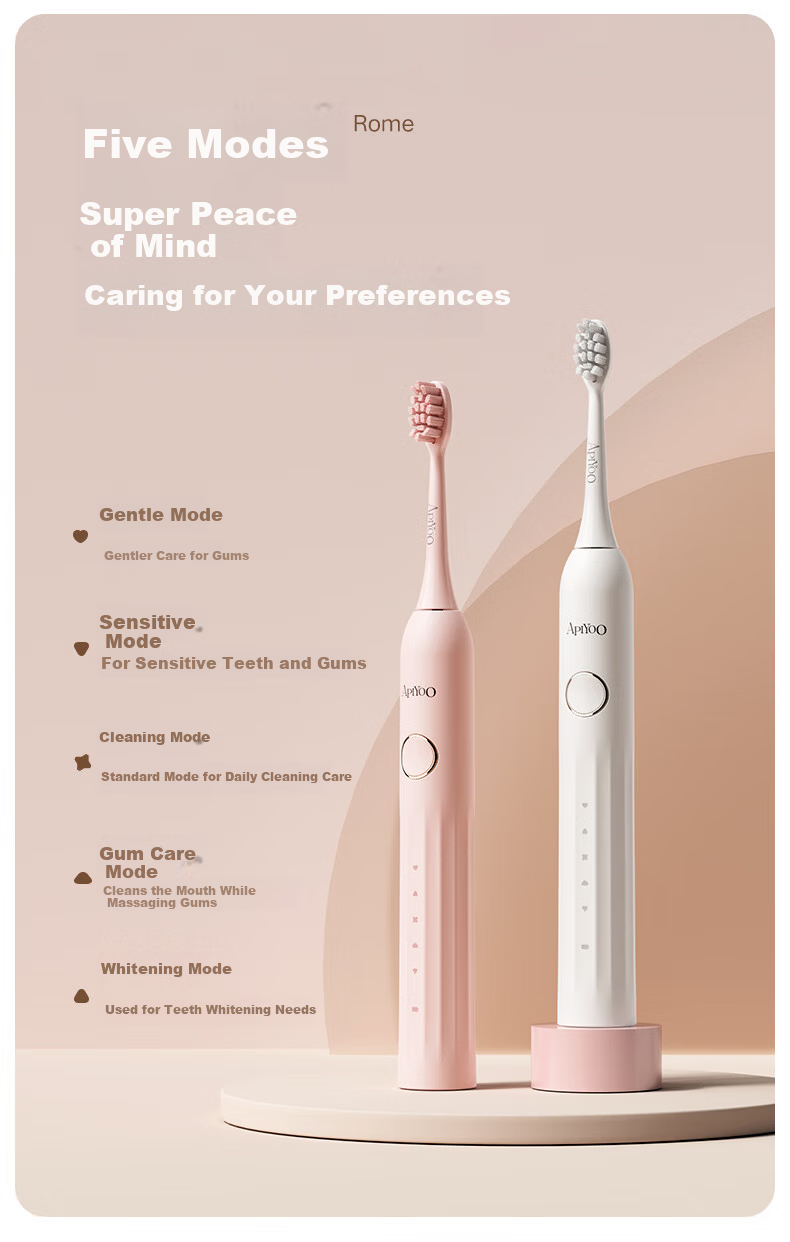 ApiYoo AiYou Y1 Set Adult Couple Electric Toothbrush 2-Pack Deep Cleaning Gift for Boyfriend and Girlfriend Newlyweds Engagement Wedding Newlywed Gift 11