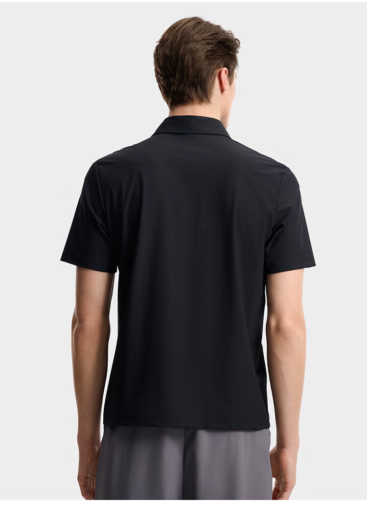 FILA Official Men's Knitted Short Sleeve Polo Shirt 2026 Summer Sun Protection Cooling Comfortable Top 36