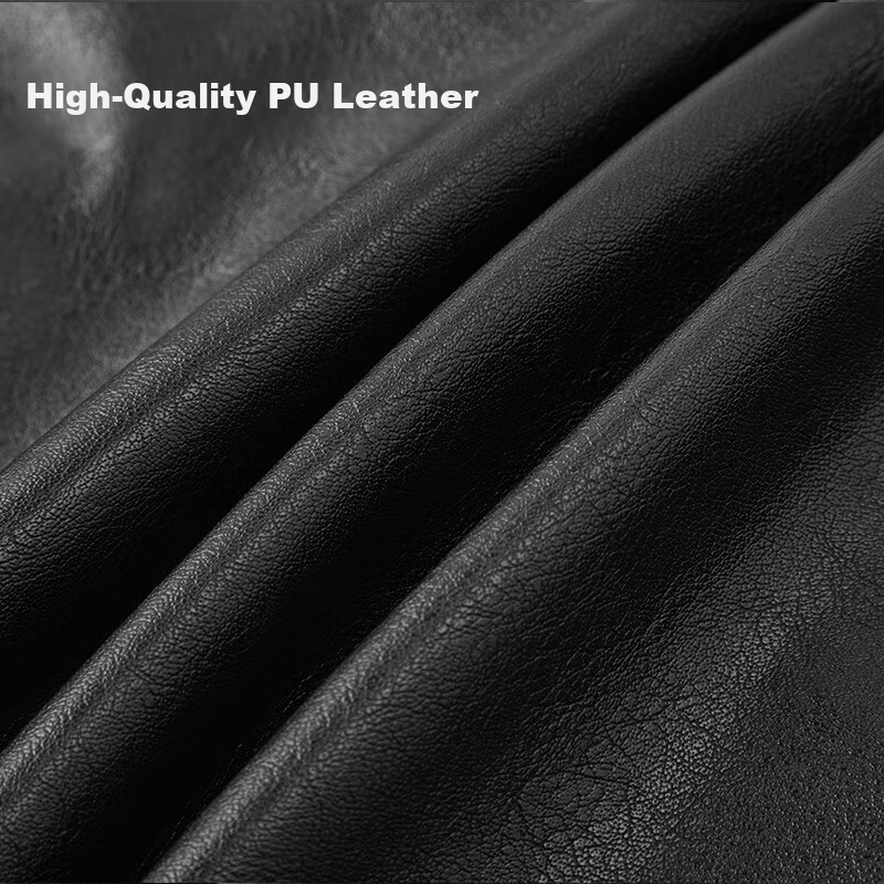 Gxgjeans Men's Vintage PU Leather American Simple Jacket Coat 25 Autumn New Black 180/XL