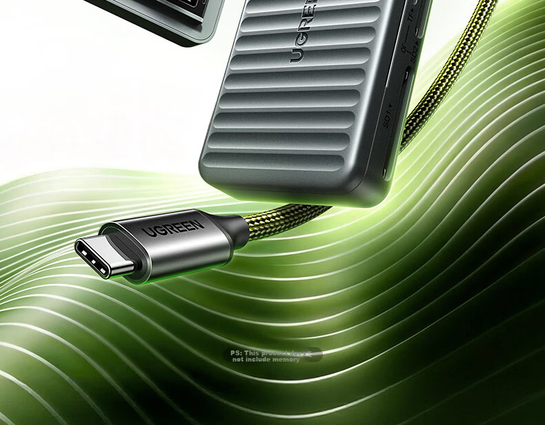 Ugreen Type-C 3.0 Mini Card Reader High-Speed SD/TF Multi-Function Storage Box Compatible with DSLR Cameras, Computers, and Smartphones 2