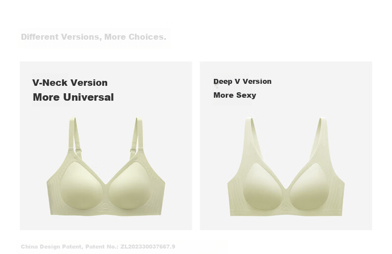 Jiao Nei [Liu Haocun Same Style] Jiao Jiao Cup 511S Women's Seamless Small Bust Push-Up Thin Breathable Bra 2