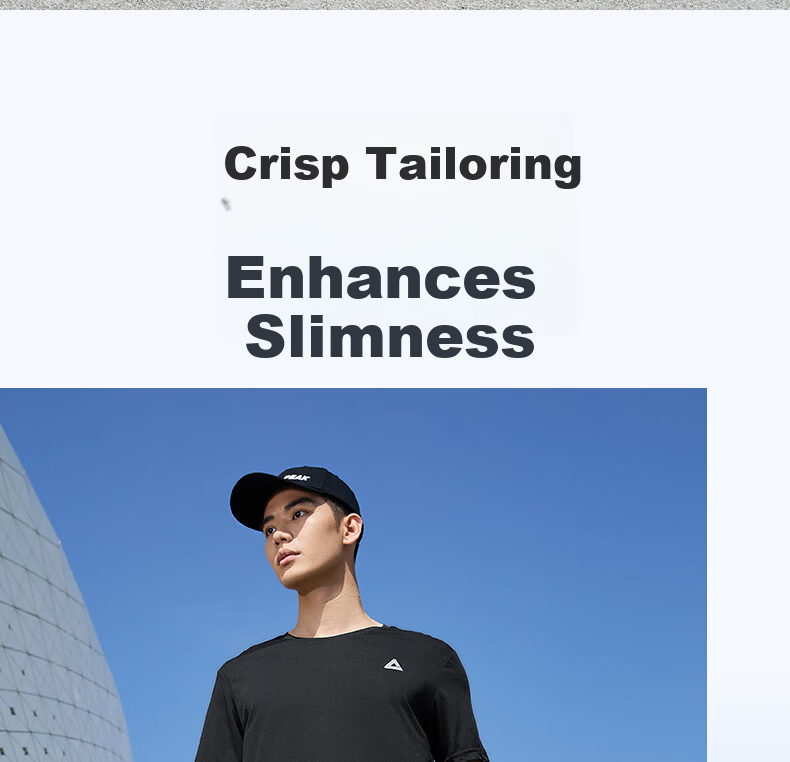 Peak Men's Summer Short Sleeve Quick-Dry Breathable Sports Loose Running Base T-Shirt DF652471 11