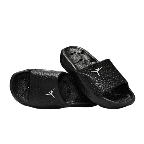 Jordan Men's Sandals Hollow Drainage Soft Elastic Odor-Resistant Sports Shoes HQ2163-001 Black Size 44