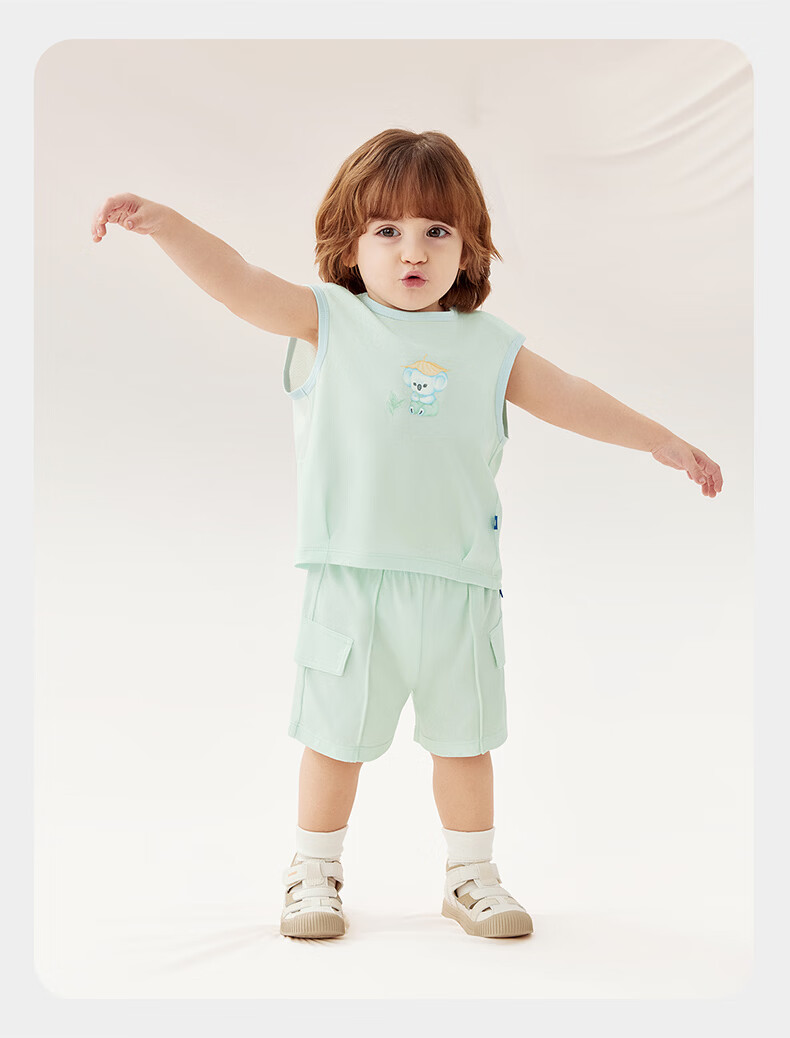 Babycare Kids Sleeveless Casual Tank Top Summer Shirt Sheer Pink 110 25