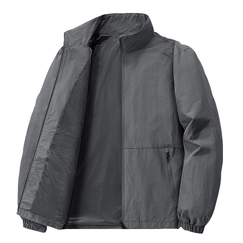 JEEP SPIRIT Men's Jacket Lightweight Business Casual Coat Khaki 3XL
