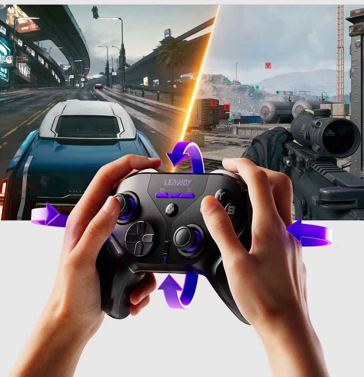 Dongganzhijian Tianjian Plus Wireless Game Controller, AI Curved Elite Controller, Xbox Layout for PC And Mobile, Steam Switch 2, Apex Triangle FPS King of Glory World 33