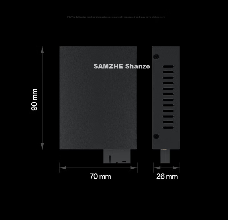 Sanze HDMI Optical Transmitter and Receiver Pair Fiber to HDMI Extender HD Video Transmitter HDMI Fiber Transceiver AV Optical Terminal FC Port 20KM GDJ-02 14