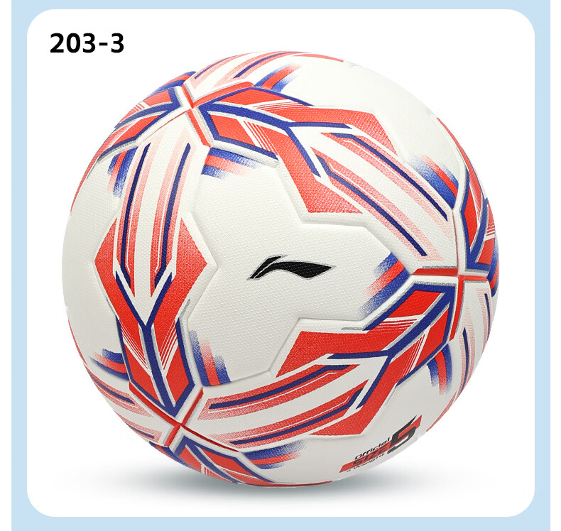 Li-Ning Football Size 5 Adult Youth Standard Training Professional Match Grade High Elastic Wear-Resistant PU Leather Ball 10