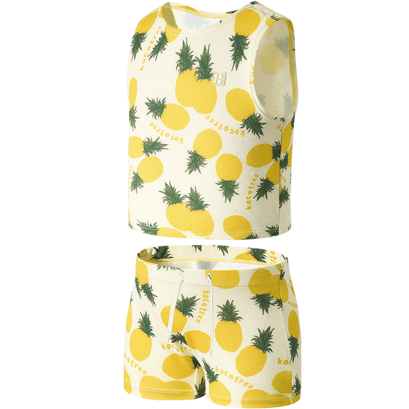 Kocotree KK Tree Baby UV Protection Two-Piece Swimwear Infant Water Play Swimsuit Prevents Chilling