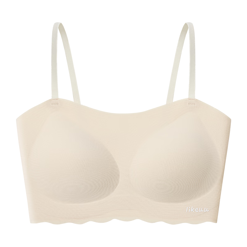 Likeuu Girls' Underwear by Ubras, Teen Development Bra Vest for Middle and High School Students, Malt Color
