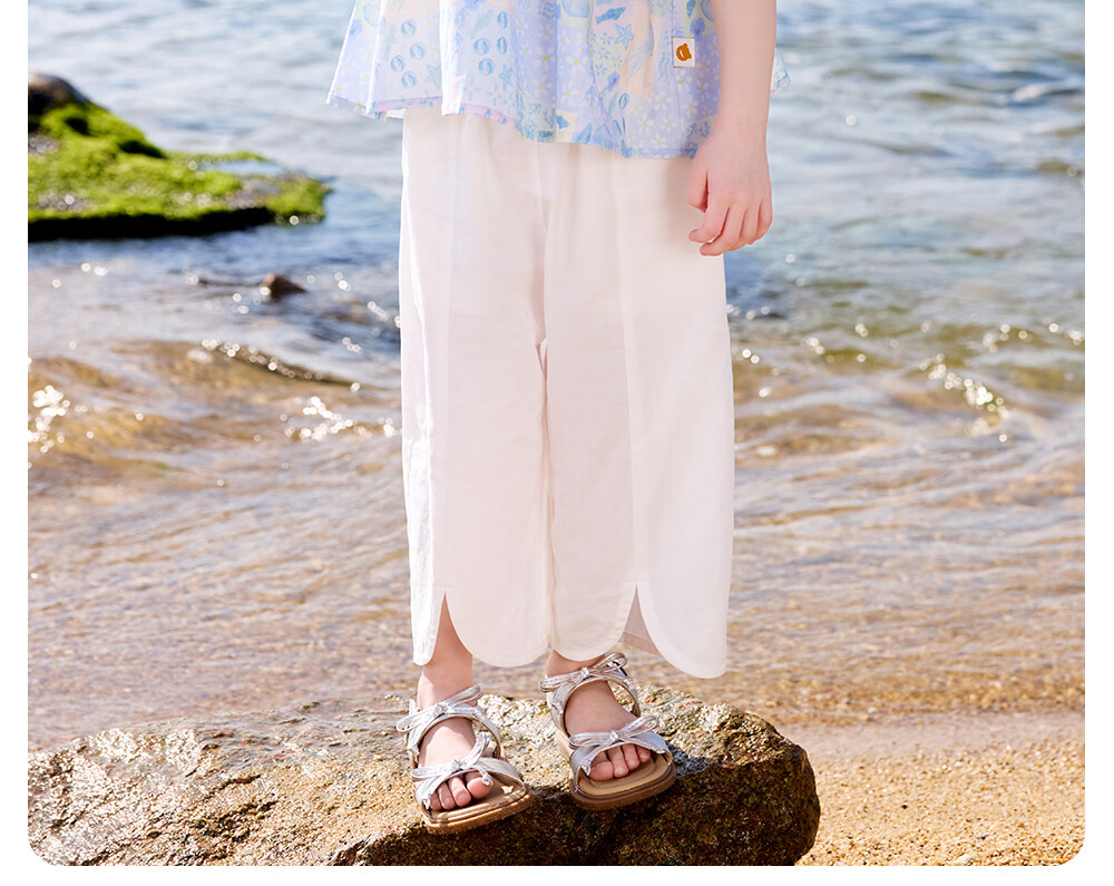 Betis Girls' Printed Two-Piece Set 2026 Summer Floral Casual Outfit Children's Camisole and Cropped Pants Baby Set 31