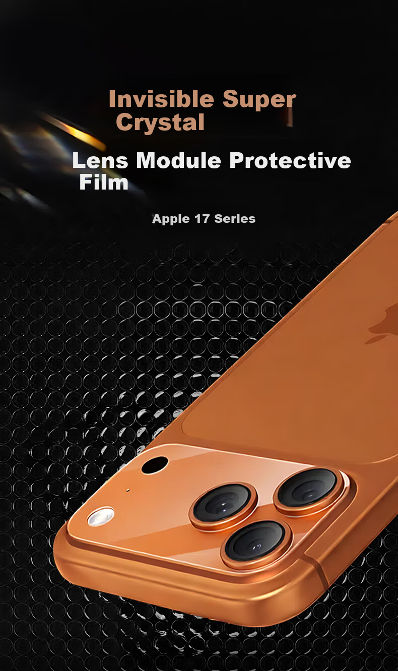 X-IT Apple iPhone 17 Pro Max Lens Protective Film Full Coverage Camera Module Scratch-Resistant Back Cover 1