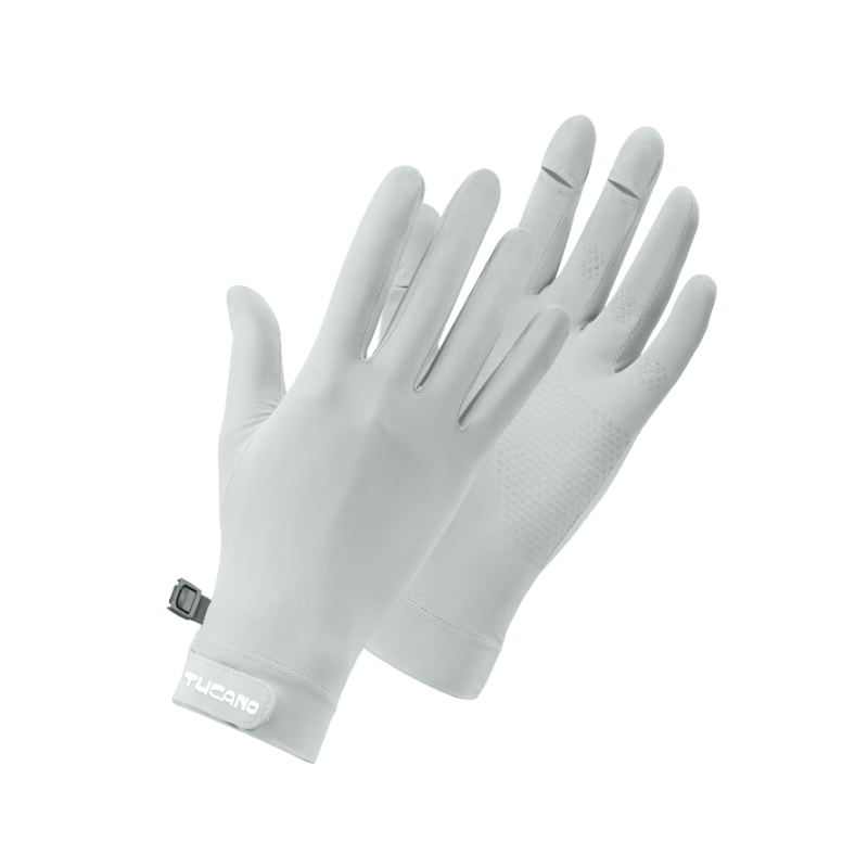 RED DRAGONFLY Summer Thin Sunscreen Gloves for Women, Fingerless Touchscreen Ice Silk Gloves for Driving and Cycling, Anti-Slip, UV Protection, Men’s