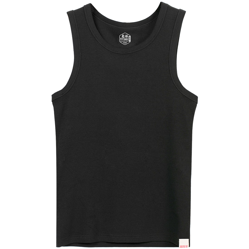 Liangpu Pure Cotton Ribbed Heavyweight American Style Men's Fitness Tank Top Sleeveless Training Shirt