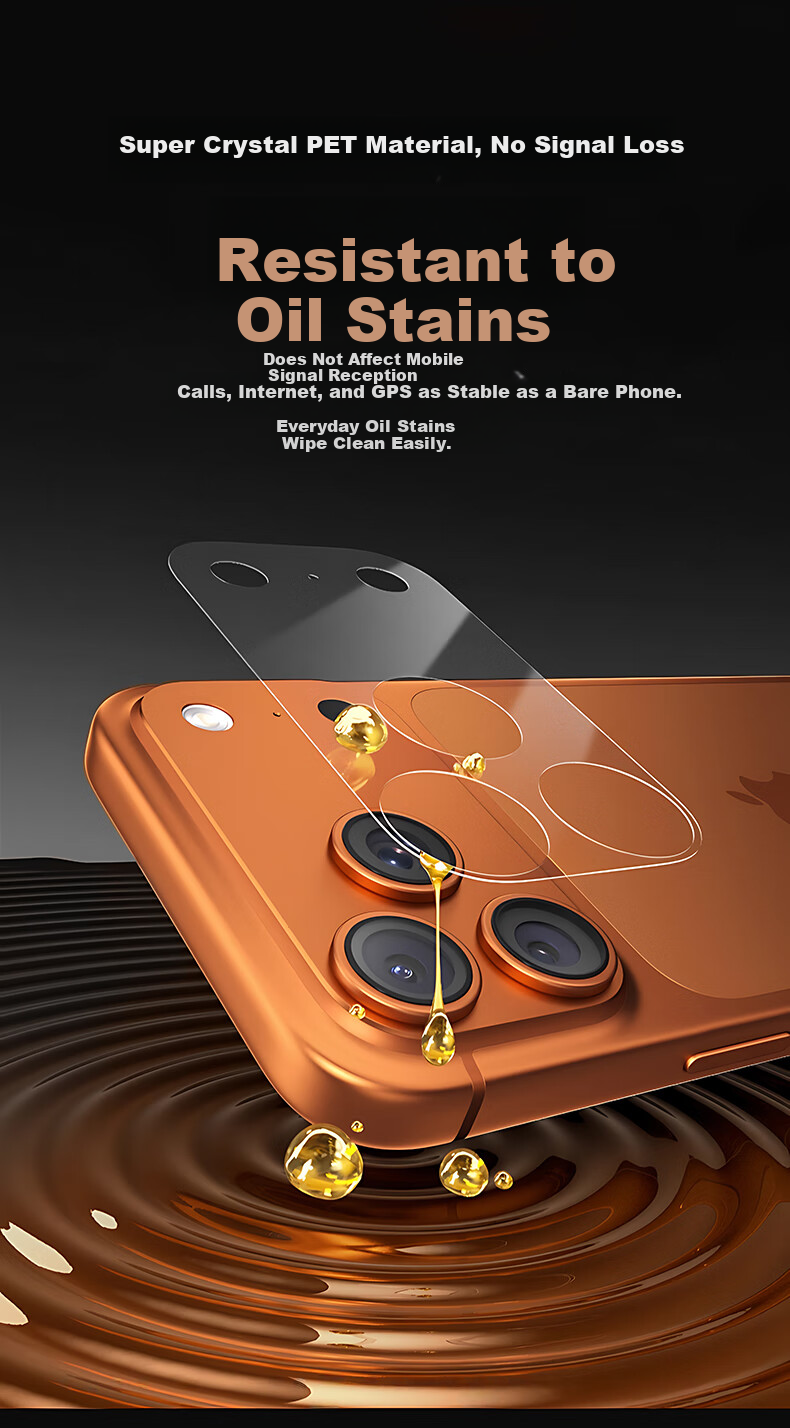 X-IT Apple iPhone 17 Pro Max Lens Protective Film Full Coverage Camera Module Scratch-Resistant Back Cover 6