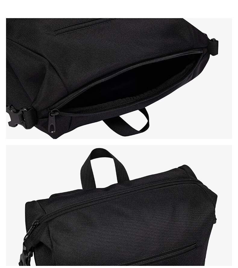 Anta Unisex Simple Large Capacity Canvas Backpack for Teens Hiking Cycling Sports School Bag 5