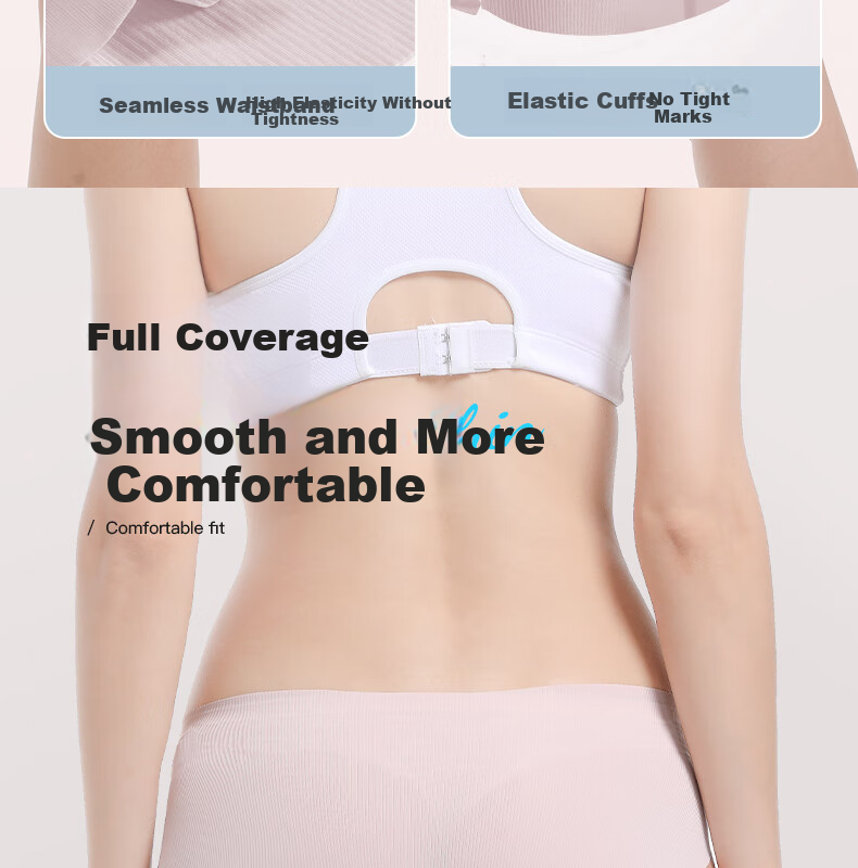 Etravel 6-Pack Disposable Seamless Women's Ice Silk Sterilized Daily Briefs Travel Ultra-Thin M Size 7