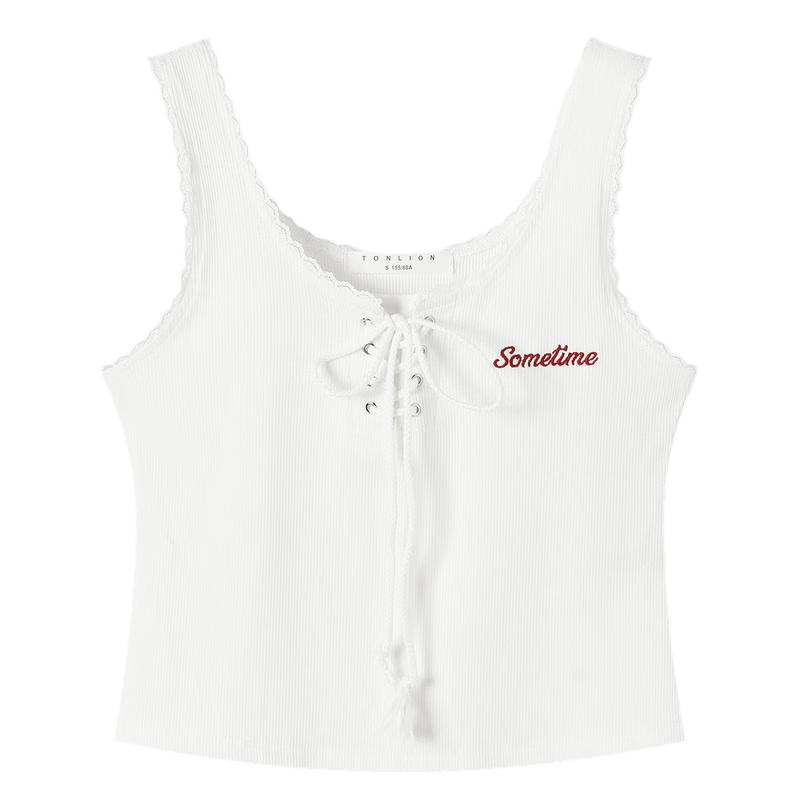 TonLion 2026 Summer New Women's Vest Unique Beautiful Design Sleeveless Top for Inner and Outer Wear